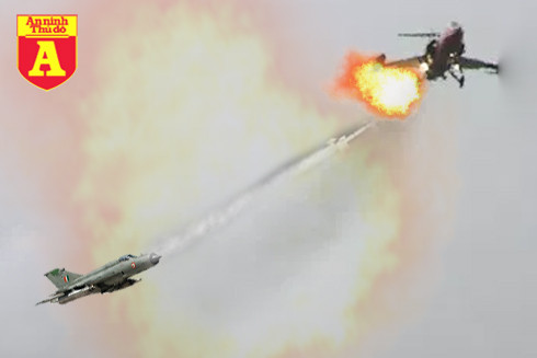 Tiêm kích MiG-21 và tiêm kích F-104.