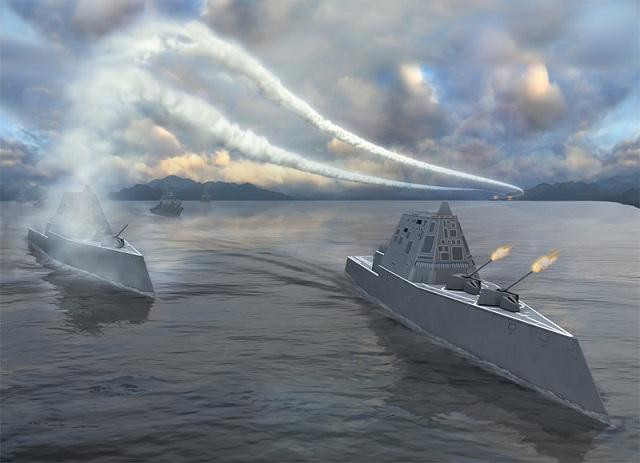 Khu trục tàng hình USS Zumwalt