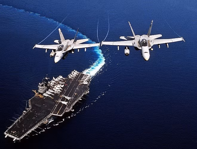 Máy bay F/A-18 của không quân Mỹ