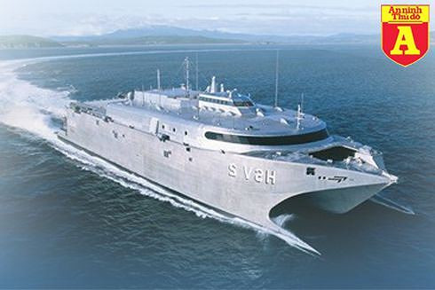 Tàu vận tải đổ bộ siêu nhanh do Mỹ sản xuất Tàu vận tải đổ bộ siêu nhanh do Mỹ sản xuất