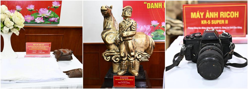 Các kỷ vật được hiến tặng Các kỷ vật được hiến tặng