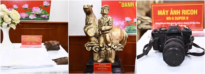 Các kỷ vật được hiến tặng Các kỷ vật được hiến tặng