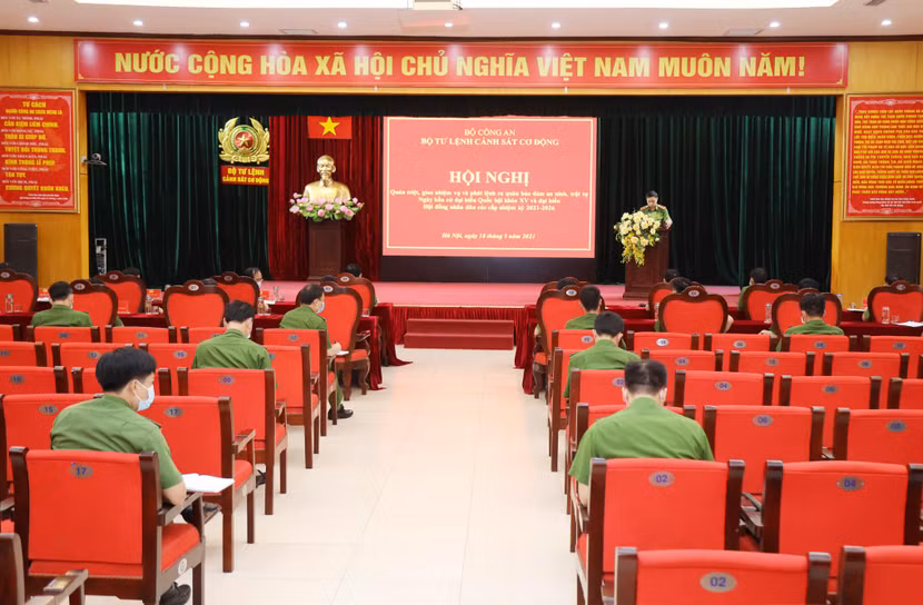 Hội nghị được tổ chức trực tuyến đến các đơn vị trực thuộc