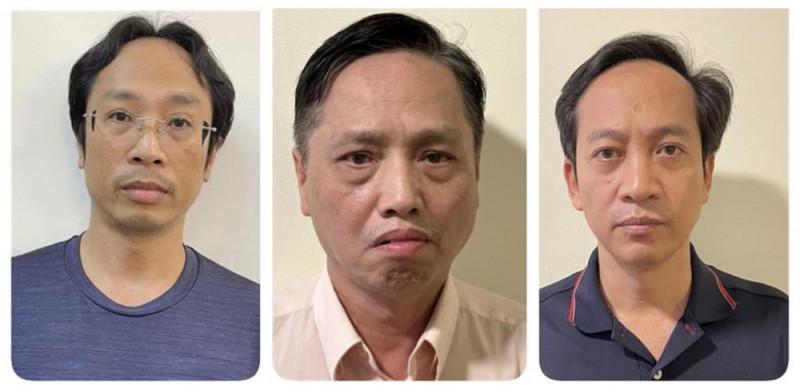 Các bị can Nguyễn Trần Long; Nguyễn Minh; Trần Vinh Vũ Các bị can Nguyễn Trần Long; Nguyễn Minh; Trần Vinh Vũ