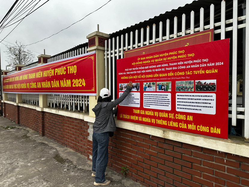 Hoàn thành các công việc cuối cùng, sẵn sàng cho ngày hội tòng quân