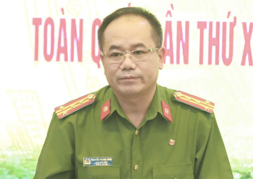 Đại tá Nguyễn Thanh Tùng - Phó Giám đốc CATP phát biểu chỉ đạo công tác đấu tranh mạnh với tội phạm Đại tá Nguyễn Thanh Tùng - Phó Giám đốc CATP phát biểu chỉ đạo công tác đấu tranh mạnh với tội phạm