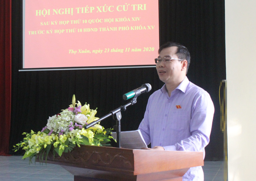 Ông Đỗ Đức Hồng Hà, Ủy viên Thường trực Ủy ban Tư pháp của Quốc hội thông tin những nội dung chính của kỳ họp thứ 10, Quốc hội khóa XIV Ông Đỗ Đức Hồng Hà, Ủy viên Thường trực Ủy ban Tư pháp của Quốc hội thông tin những nội dung chính của kỳ họp thứ 10, Quốc hội khóa XIV