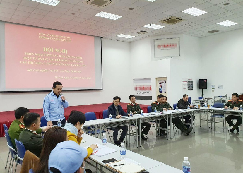 Đại diện doanh nghiệp bày tỏ kiến nghị với các đơn vị thuộc CATP Hà Nội Đại diện doanh nghiệp bày tỏ kiến nghị với các đơn vị thuộc CATP Hà Nội