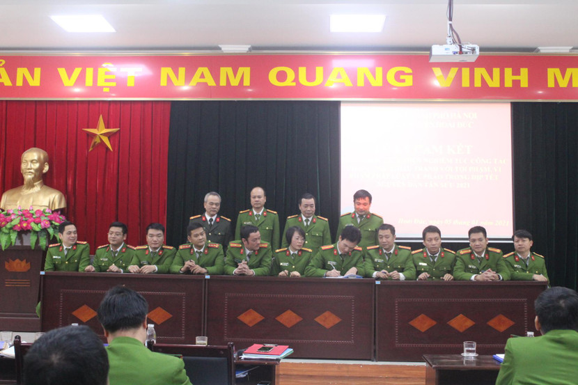 CAH Hoài Đức ký cam kết không có tiếng pháo nổ trong dịp Tết