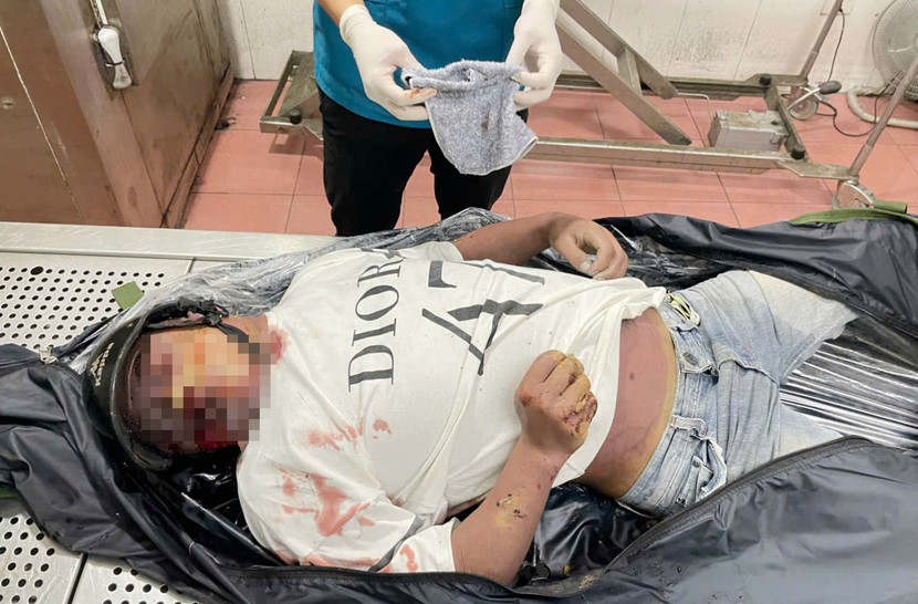 Thi thể nạn nhân Thi thể nạn nhân