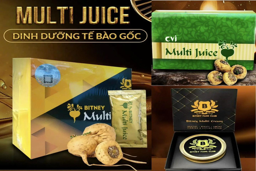 Sản phẩm Bitney Multi Juice có chứa chất cấm nhưng vẫn được các đối tượng bán cho người dân, thu lợi bất chính hàng nghìn tỷ đồng Sản phẩm Bitney Multi Juice có chứa chất cấm nhưng vẫn được các đối tượng bán cho người dân, thu lợi bất chính hàng nghìn tỷ đồng