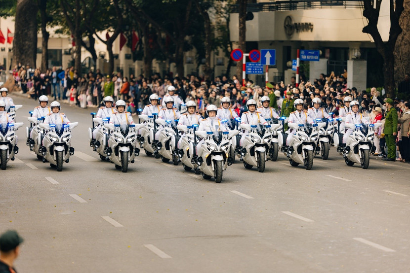 Chương trình có các màn biểu diễn của các lực lượng nghiệp vụ