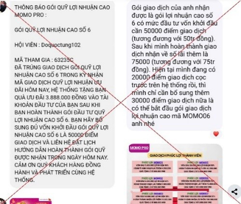 Từ tin nhắn lừa đảo gửi qua messenger, anh H đã mất 330 triệu đồng