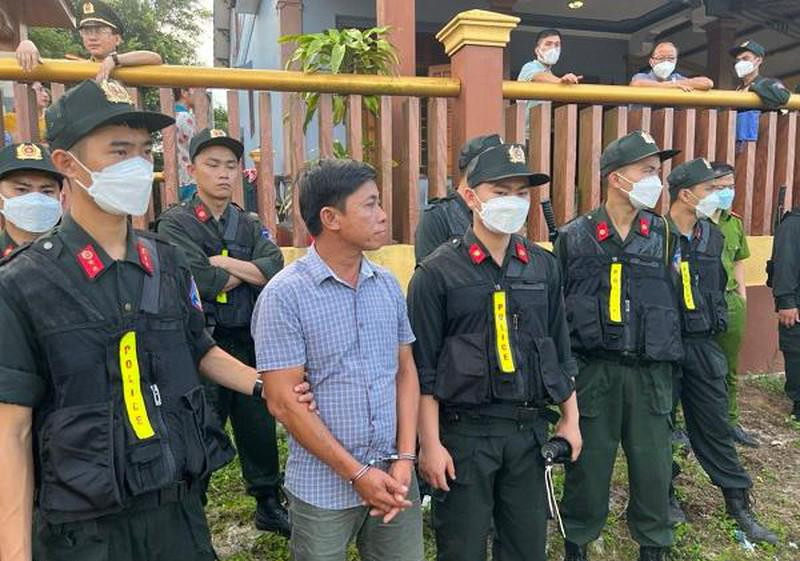 Nguyễn Văn Thụ tại thời điểm bị bắt quả tang Nguyễn Văn Thụ tại thời điểm bị bắt quả tang