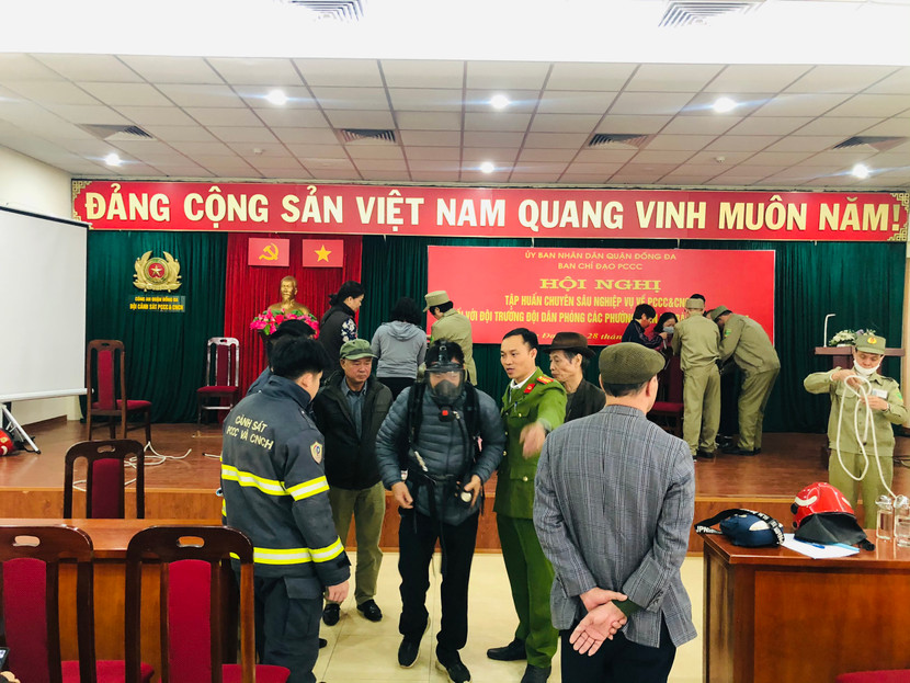 Hướng dẫn thực hành phương án chữa cháy