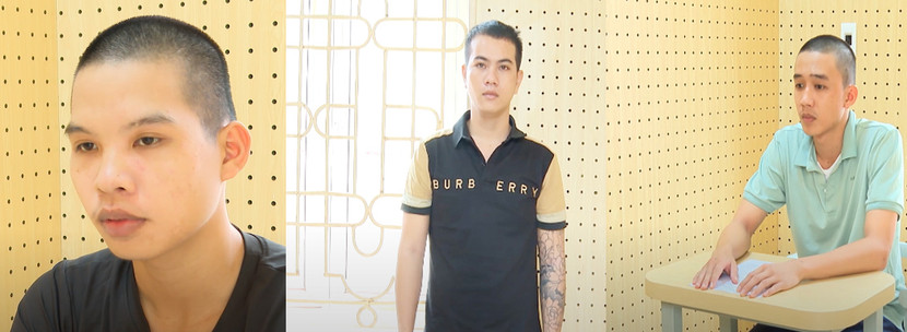 Các đối tượng Vi Văn Tôn, Lương Văn Hiền, Trần Hoàng Vũ