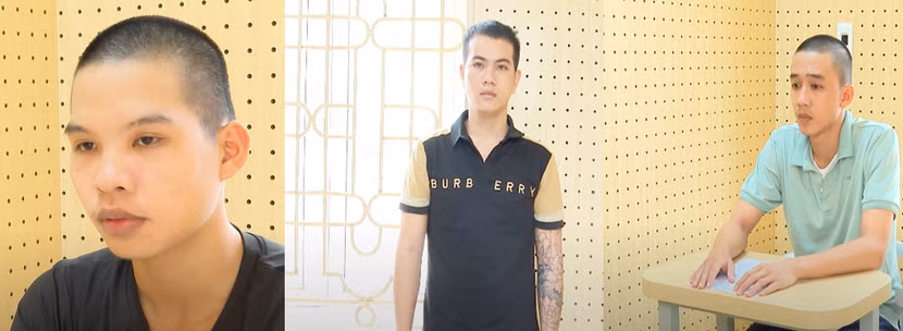 Các đối tượng Vi Văn Tôn, Lương Văn Hiền, Trần Hoàng Vũ