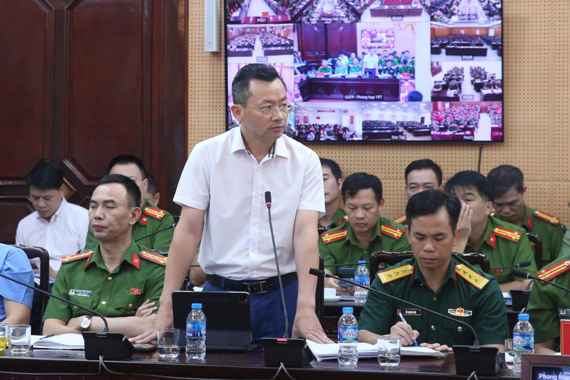 Đại diện Sở Văn hóa Thể thao Hà Nội phát biểu tại hội nghị