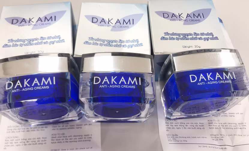 Sản phẩm DAKAMI được làm giả hết sức tinh vi