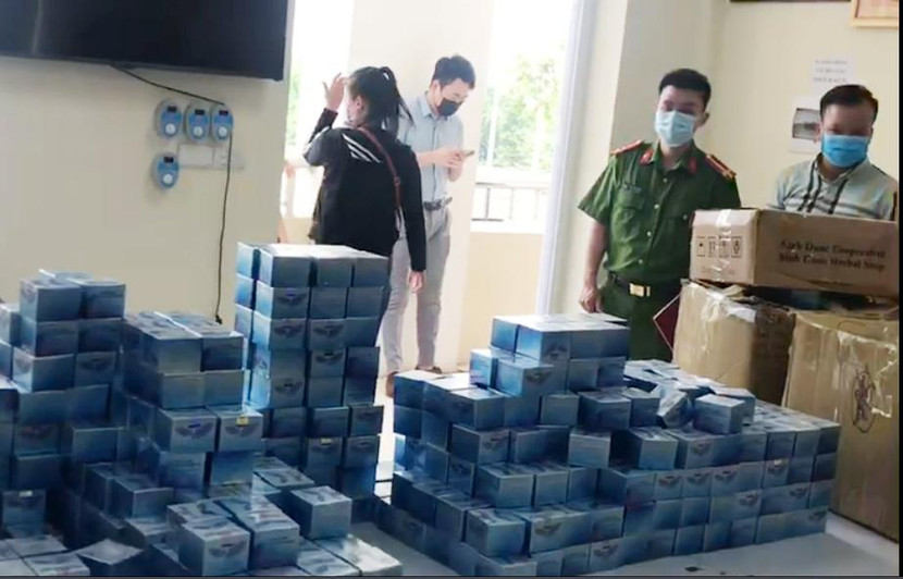 Hiện cơ quan công an đã thu giữ 1.500 hộp sản phẩm DAKAMI để xử lý theo quy định