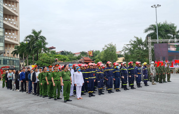 Các lực lượng tham gia diễn tập Các lực lượng tham gia diễn tập