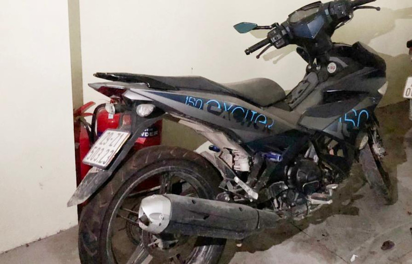 Hình ảnh chiếc xe máy nhãn hiệu Yamaha Exciter Hình ảnh chiếc xe máy nhãn hiệu Yamaha Exciter