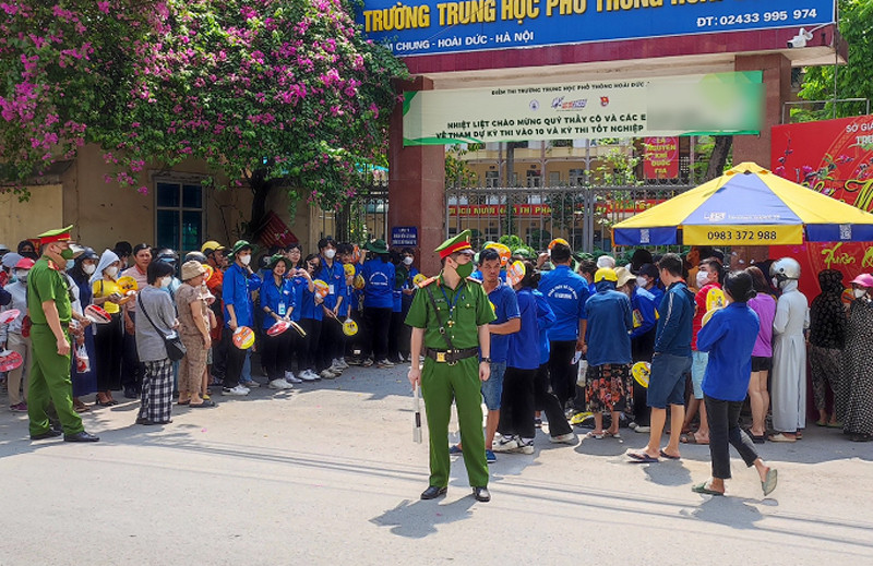 Lực lượng công an sẵn sàng phương án bảo vệ tuyệt đối an toàn kỳ thi THPT