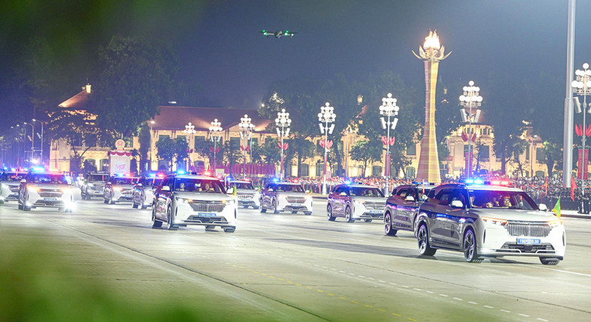 Đội hình ô tô của Bộ Tư lệnh Cảnh vệ tham gia lễ sơ duyệt Đội hình ô tô của Bộ Tư lệnh Cảnh vệ tham gia lễ sơ duyệt