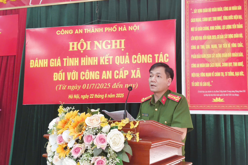 Chỉ huy Phòng Cảnh sát hình sự trao đổi tại hội nghị Chỉ huy Phòng Cảnh sát hình sự trao đổi tại hội nghị