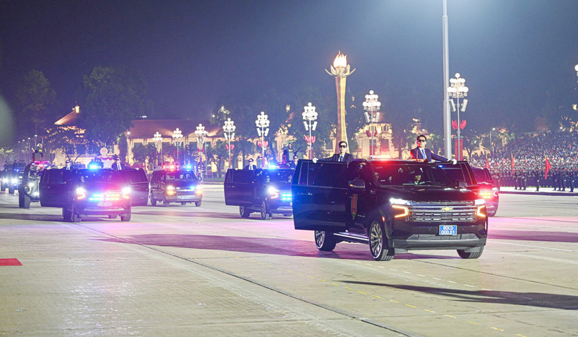 Hình ảnh thể hiện sự chuyên nghiệp, điêu luyện của lực lượng Cảnh vệ tại lễ sơ duyệt A80 Hình ảnh thể hiện sự chuyên nghiệp, điêu luyện của lực lượng Cảnh vệ tại lễ sơ duyệt A80