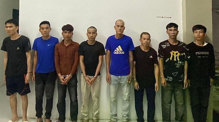 Các đối tượng bị bắt giữ