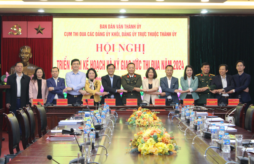 Các đơn vị trong Cụm thi đua thể hiện sự đoàn kết, nhất trí thực hiện phong trào thi đua