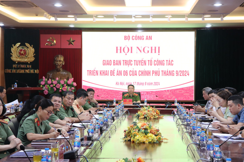 Hình ảnh hội nghị tại điểm cầu CATP Hà Nội