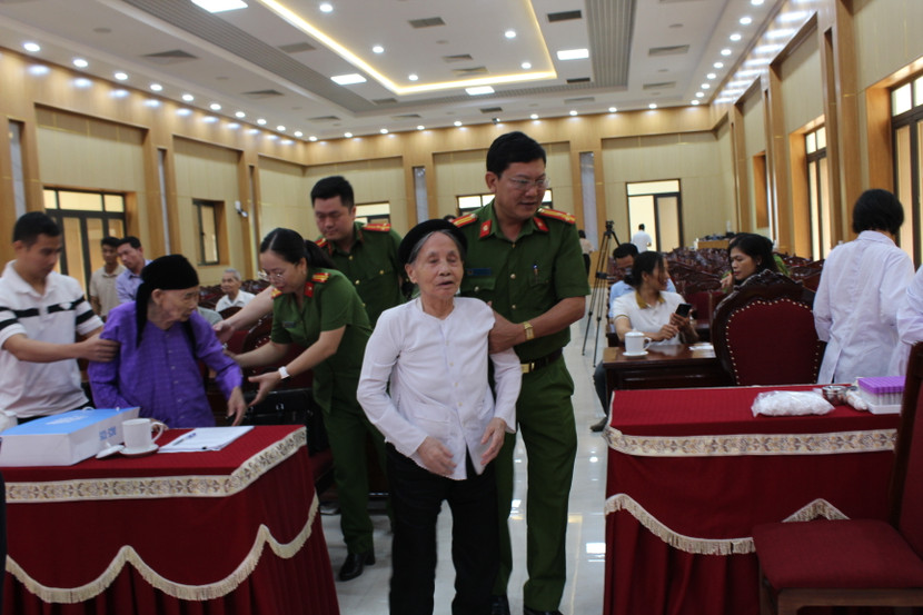 Nghĩa cử cao đẹp của người chiến sỹ Công an Thủ đô