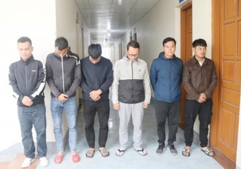 Các đối tượng liên quan trong đường dây cờ bạc Các đối tượng liên quan trong đường dây cờ bạc