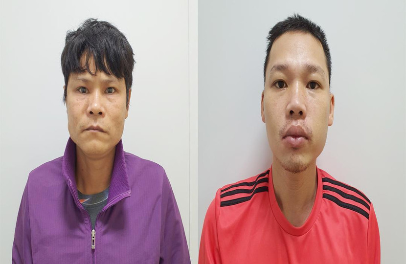 Cặp đôi Ngô Hữu Thực và Bùi Thế Anh