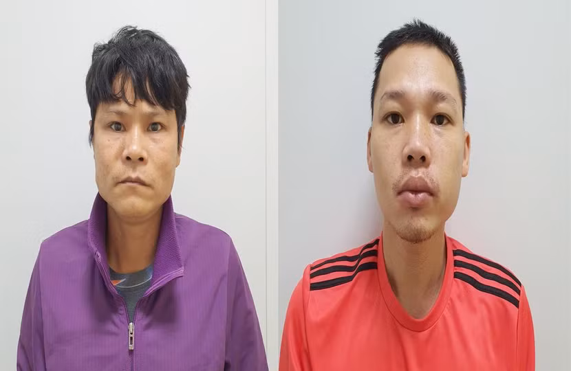 Cặp đôi Ngô Hữu Thực và Bùi Thế Anh