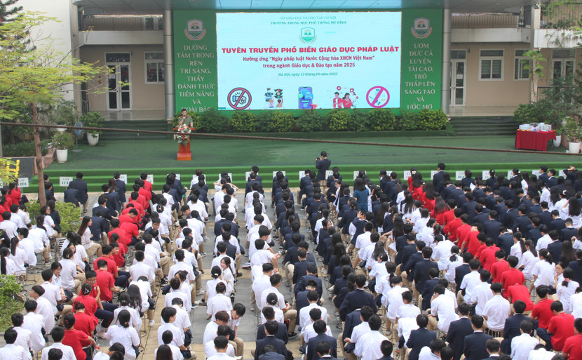 Toàn cảnh buổi tuyên truyền