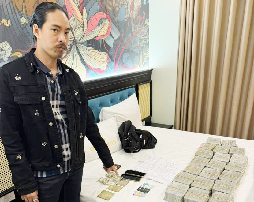 Lê Nguyên Bình bị bắt giữ tại một khách sạn ở Hà Nội cùng số tiền gần 2 triệu USD