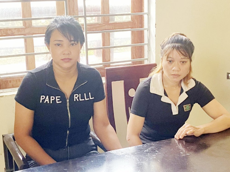 Hai đối tượng Cụt Thị Tuyết và Cụt Thị Liên Hai đối tượng Cụt Thị Tuyết và Cụt Thị Liên