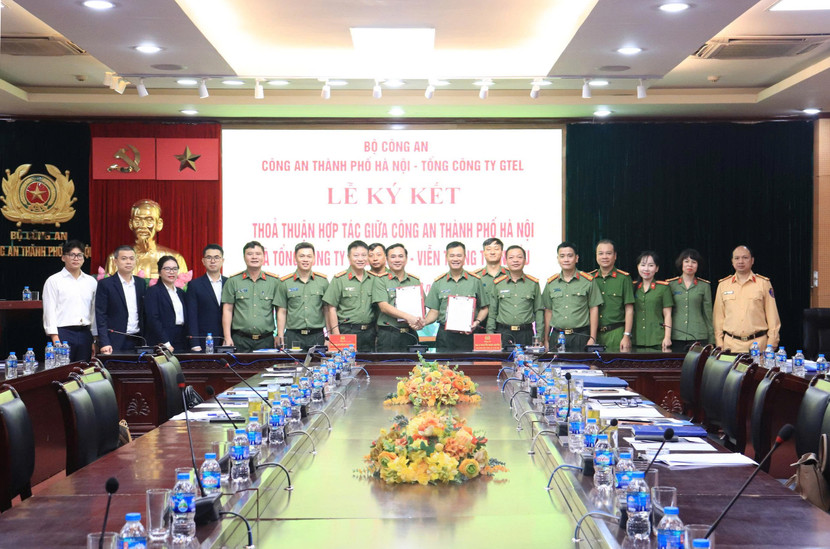 CATP Hà Nội và Tổng Công ty Công nghệ - Viễn thông toàn cầu (Gtel) ký thỏa thuận hợp tác