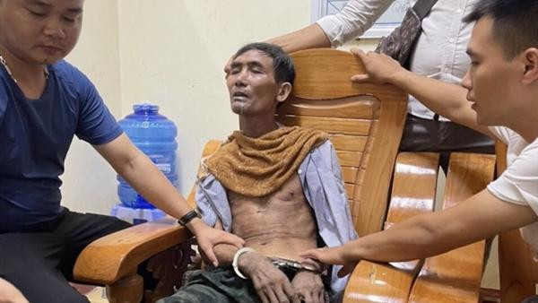 Lê Xuân Trường tại thời điểm bị lực lượng công an bắt giữ