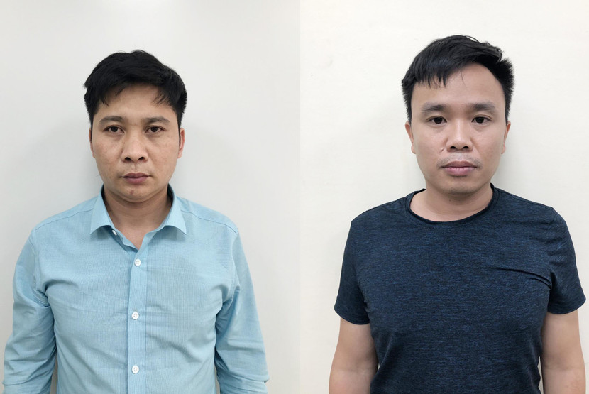 Hai đối tượng Võ Tuấn Anh và Trần Đình Trọng