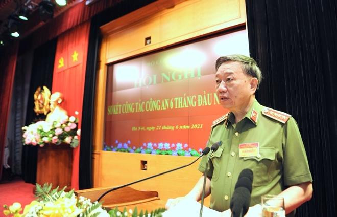 Đại tướng Tô Lâm phát biểu khai mạc hội nghị