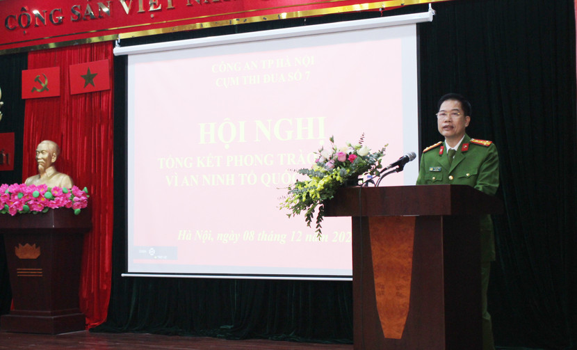 Đại tá Chu Xuân Thọ, Giám thị Trại tạm giam số 1, đơn vị Cụm trưởng điều hành phần thảo luận và kết quả thi đua