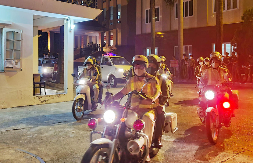 CAQ Nam Từ Liêm tuần tra đêm đảm bảo ANTT địa bàn