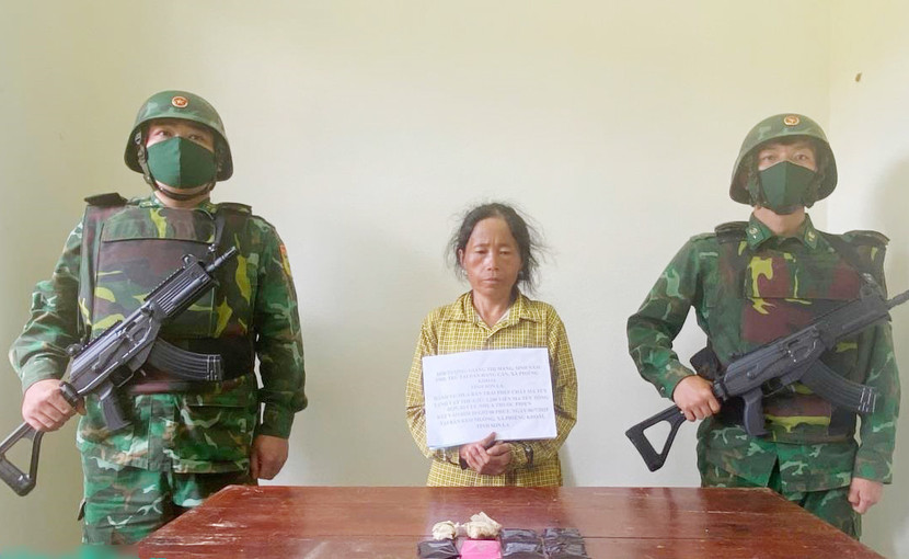 Giàng Thị Mang và tang vật vụ án