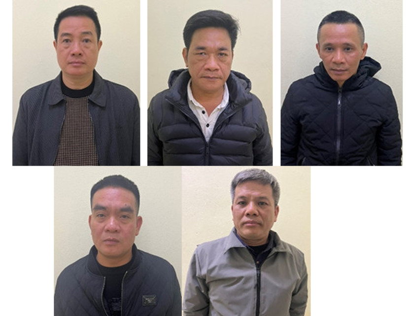 Các đối tượng đang bị tạm giữ hình sự