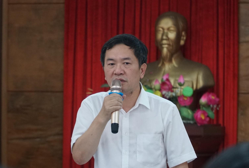 Ông Đàm Văn Huân, Phó Chủ tịch Ủy ban Mặt trận Tổ quốc Việt Nam TP Hà Nội phát biểu tại hội thảo Ông Đàm Văn Huân, Phó Chủ tịch Ủy ban Mặt trận Tổ quốc Việt Nam TP Hà Nội phát biểu tại hội thảo