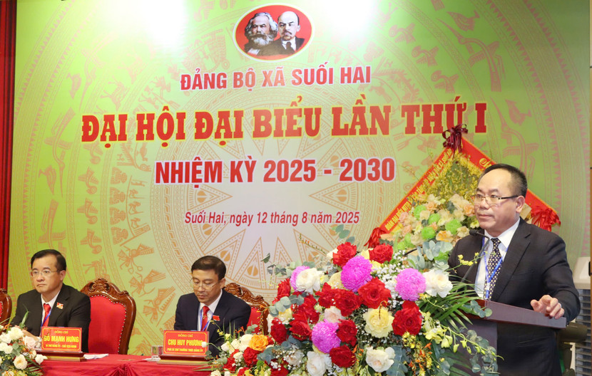 Trung tướng Nguyễn Thanh Tùng phát biểu chỉ đạo tại Đại hội Trung tướng Nguyễn Thanh Tùng phát biểu chỉ đạo tại Đại hội